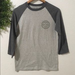 Eddie Bauer Gray Two Tone Shirt